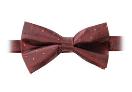 Crimson Red Polka Dot Bow Tie ( Matches Special Edition lining)